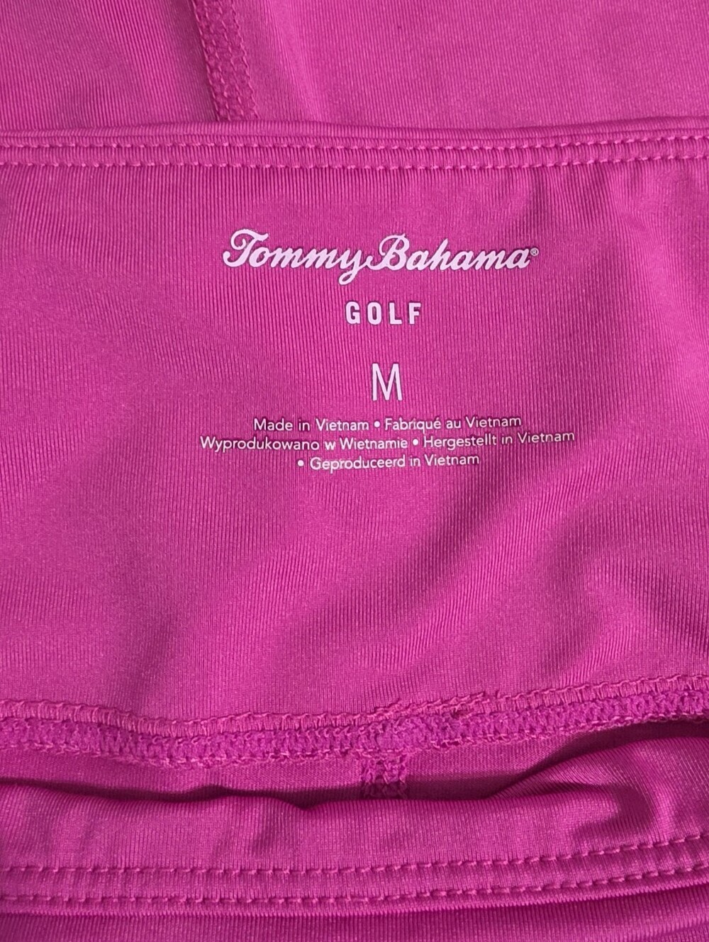 Tommy Bahama Golf Dress Womens M Floral Pink Blue 1/4 Zip Sleeveless Shorts Set - Picture 9 of 14